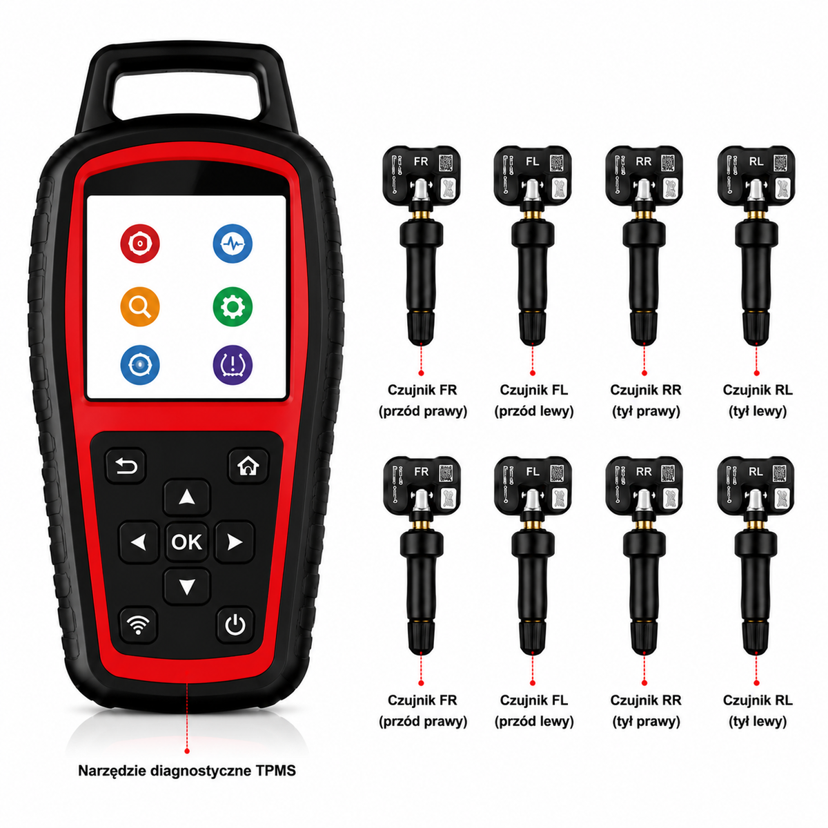 Professional TPMS Tester for Tire Pressure Sensors