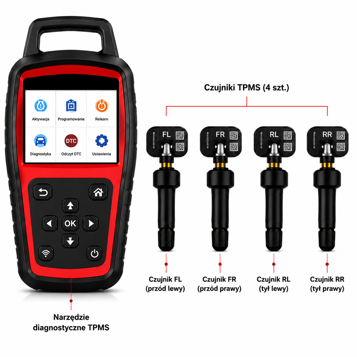 Professional TPMS Tester for Tire Pressure Sensors