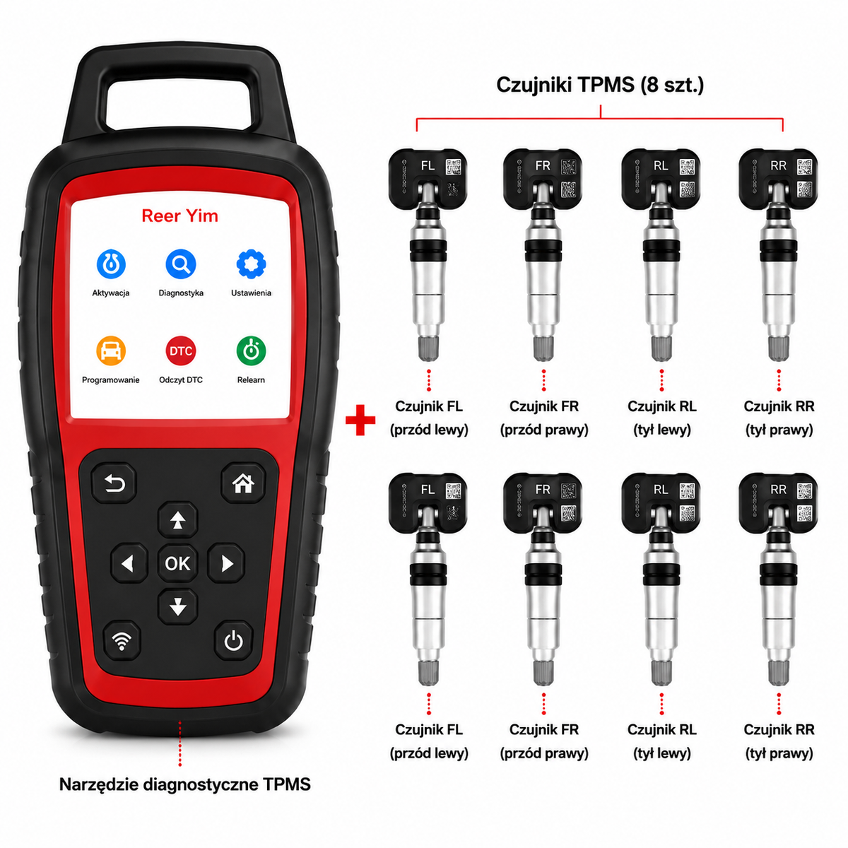 Professional TPMS Tester for Tire Pressure Sensors
